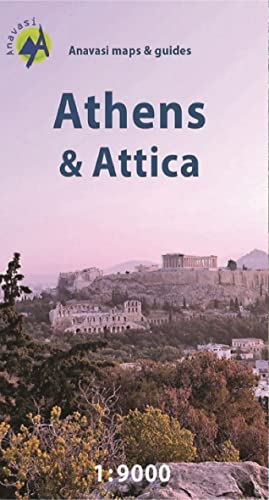 Anavasi City Map Athens, Attica von Anavasi