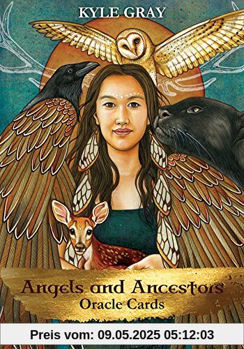 Angels and Ancestors Oracle Cards: A 55-Card Deck and Guidebook