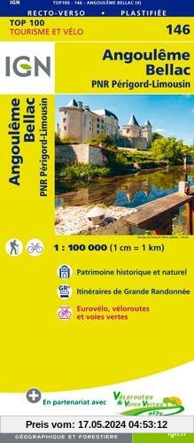 Angoulême Bellac 1:100 000