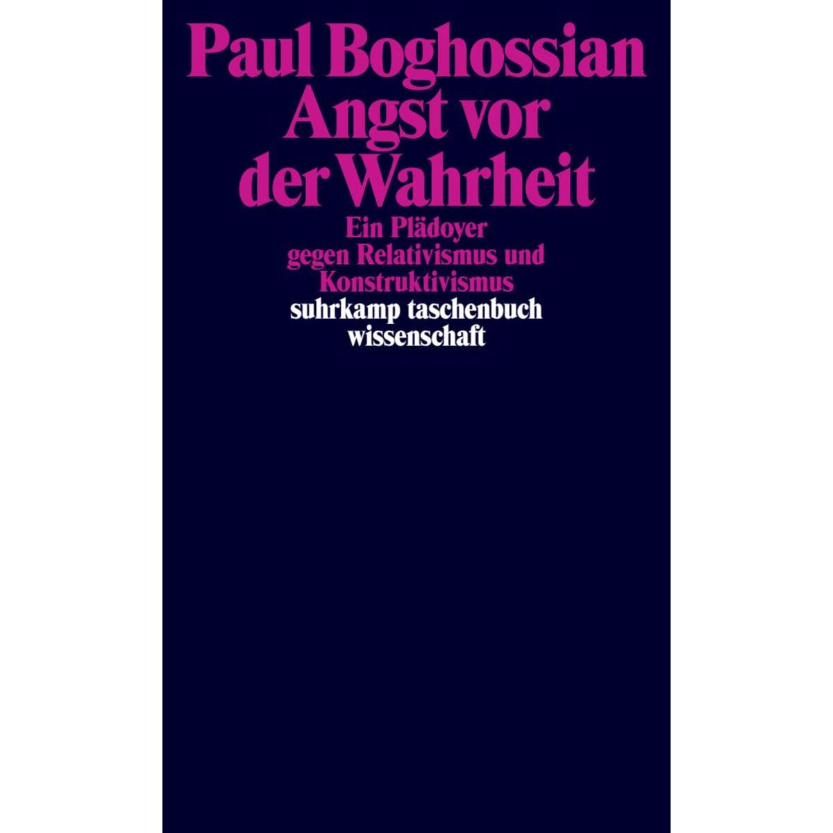 Angst vor der Wahrheit von Suhrkamp Verlag