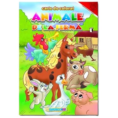 Animale De La Ferma. Romana-Engleza von Eurobookids