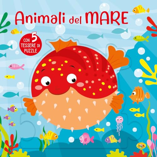 Animali del mare. Ediz. a colori (Puzzle sagomato) von Grillo Parlante