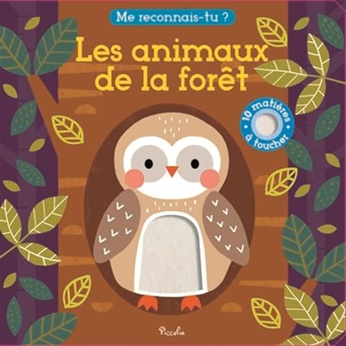 Animaux de la forêt: 10 matières à toucher