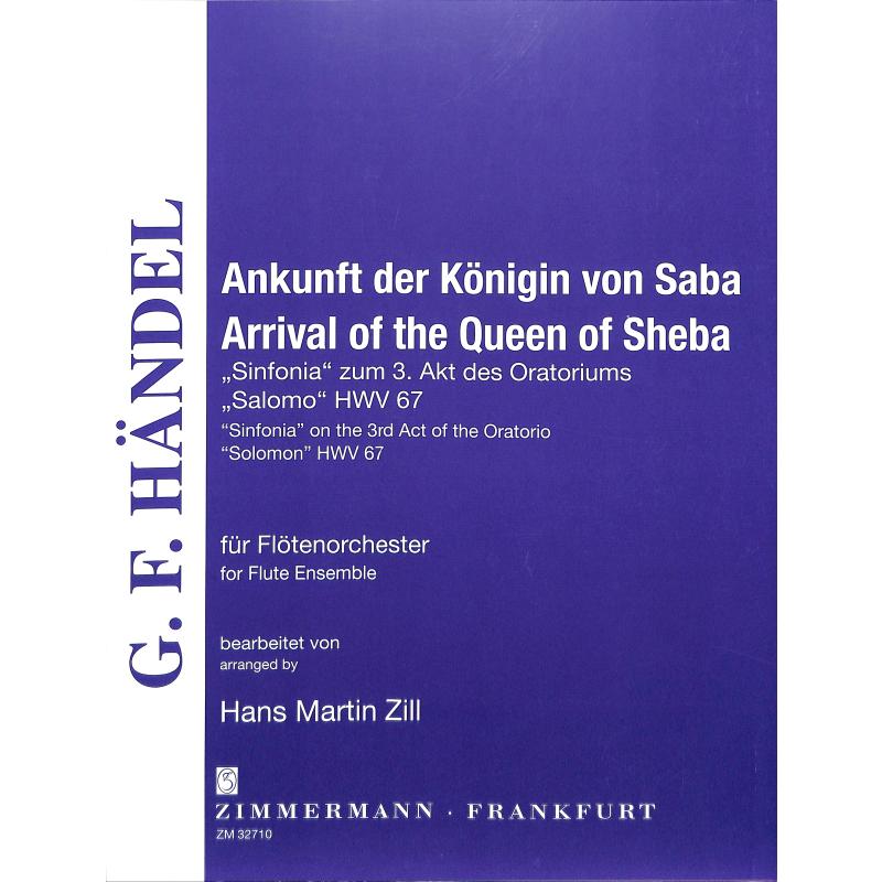 Ankunft der Königin von Saba (aus Salomon)