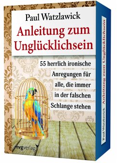 Anleitung zum Unglücklichsein (Kartenspiel) von mvg Verlag
