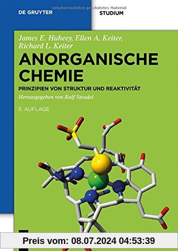 Anorganische Chemie: Prinzipien von Struktur und Reaktivität (De Gruyter Studium)