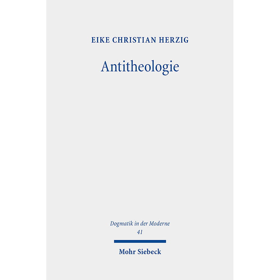 Antitheologie von Mohr Siebeck GmbH & Co. K