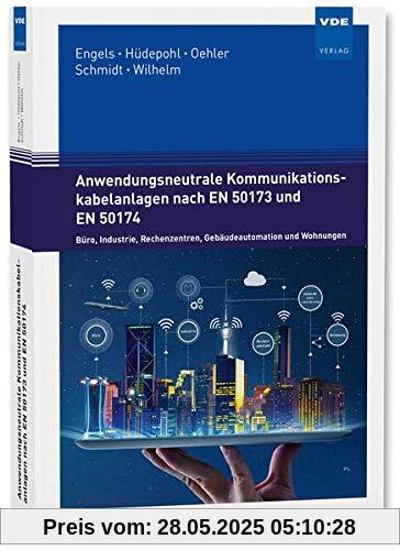 Anwendungsneutrale Kommunikationskabelanlagen nach EN 50173 und EN 50174: Büro, Industrie, Rechenzentren, Gebäudeautomation und Wohnungen Anwendungsneutrale Kommunikationskabelanlagen nach EN 50173 und EN 50174: Büro, Industrie, Rechenzentren, Gebäudeautomation und Wohnungen