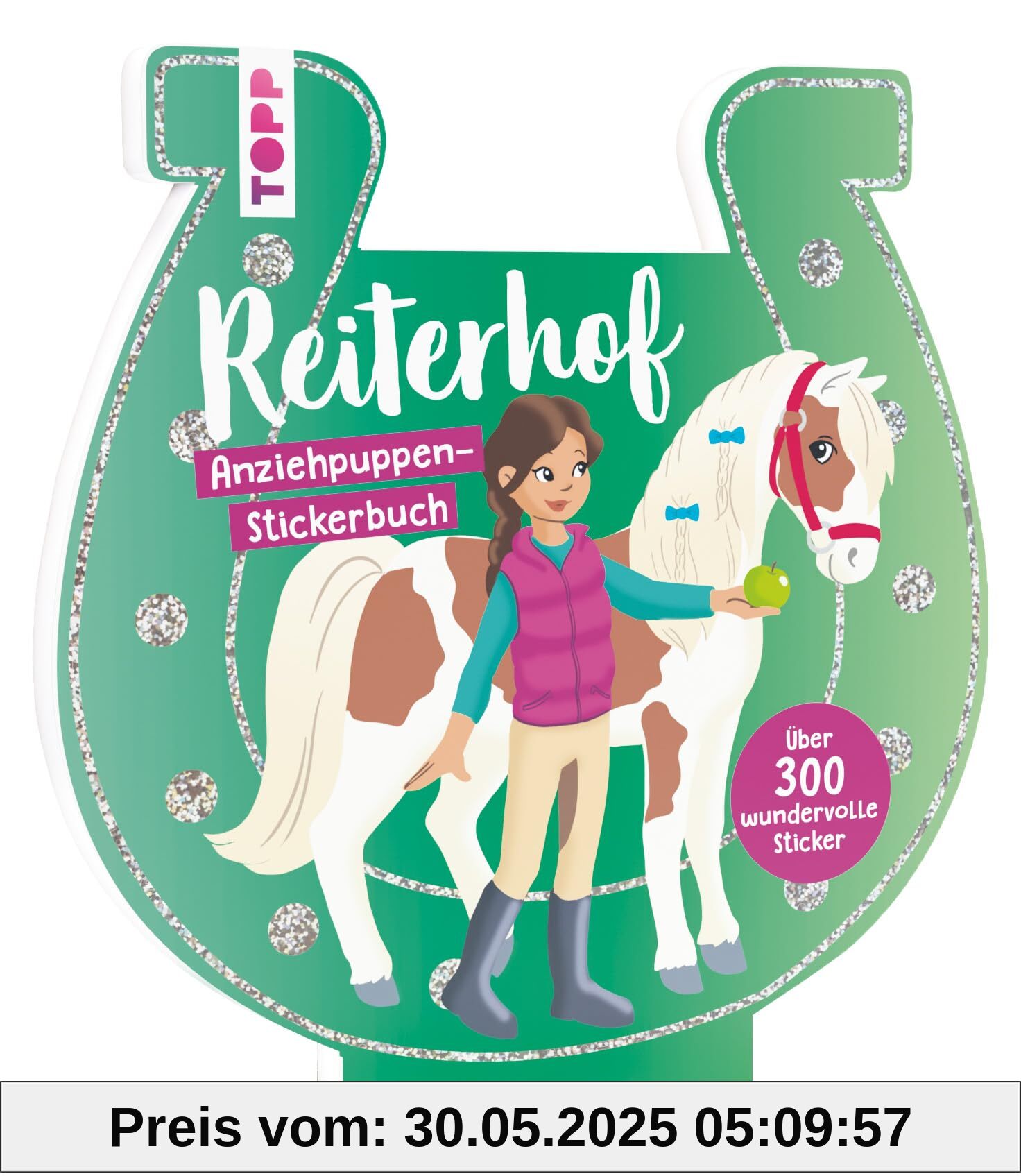 Anziehpuppen-Stickerbuch: Reiterhof: mit über 300 wundervollen Stickern