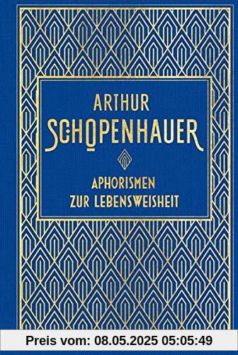 Aphorismen zur Lebensweisheit: Leinen mit Goldprägung