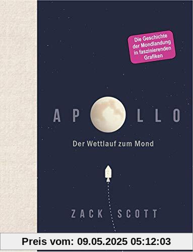 Apollo: Der Wettlauf zum Mond - 50 Jahre Mondlandung in faszinierenden Schaubildern - das perfekte Geschenk für alle Technik- und Raumfahrt-Begeisterten