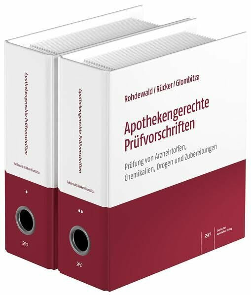 Apothekengerechte Prüfvorschriften: Prüfung von Arzneistoffen, Chemikalien, Drogen und Zuberei...