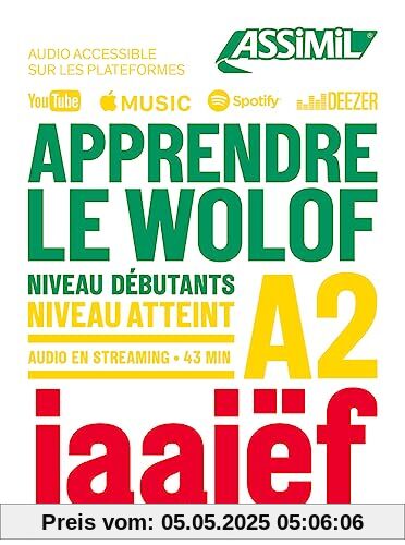 Apprendre Le Wolof Niveau A2: Niveau débutants A2
