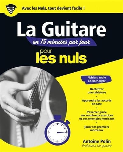 Apprendre la guitare en 15 minutes par jour Mégapoche Pour les Nuls