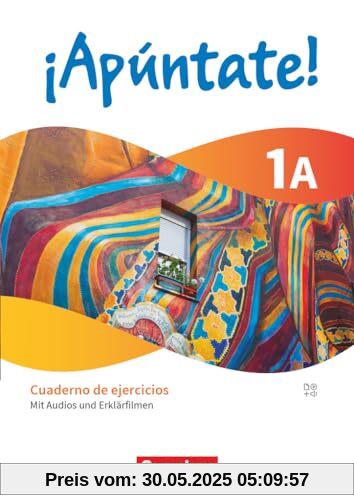 ¡Apúntate! - Spanisch als 2. Fremdsprache - Ausgabe 2024 - Band 1: Lernjahr 1 - Cuaderno de ejercicios 1A - Mit Audios und Erklärfilmen