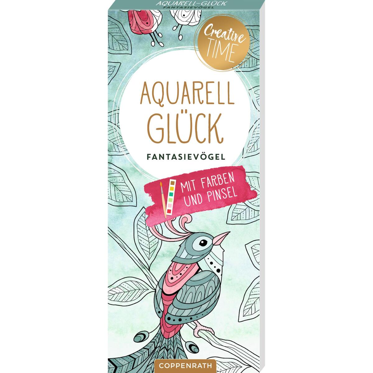 Aquarell-Glück »Fantasievögel« von Coppenrath