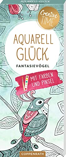 Aquarell-Glück: Fantasievögel