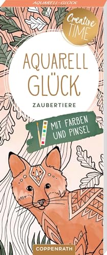 Aquarell-Glück: Zaubertiere: 20 Ausmalmotive auf Aquarellpapier, 6 Aquarellfarben für jedes Motiv und Pinsel Aquarell-Glück: Zaubertiere: 20 Ausmalmotive auf Aquarellpapier, 6 Aquarellfarben für jedes Motiv und Pinsel von Coppenrath Verlag GmbH & Co. KG