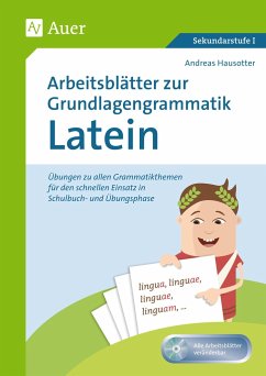 Arbeitsblätter zur Grundlagengrammatik Latein von Auer Verlag in der AAP Lehrerwelt GmbH
