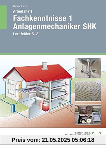 Arbeitsheft Fachkenntnisse 1 Anlagenmechaniker SHK: Lernfelder 5--8