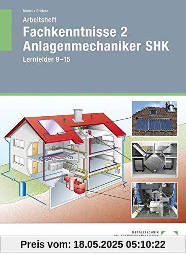 Arbeitsheft Fachkenntnisse 2 Anlagenmechaniker SHK: Lernfelder 9--15