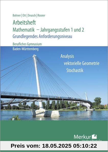 Arbeitsheft - Mathematik - Jahrgangsstufen 1 und 2: - Grundlegendes Anforderungsniveau