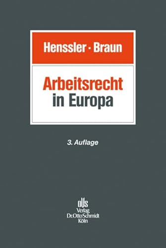 Arbeitsrecht in Europa von Schmidt (Otto), Köln