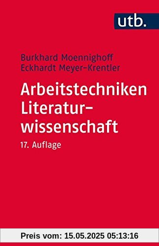 Arbeitstechniken Literaturwissenschaft