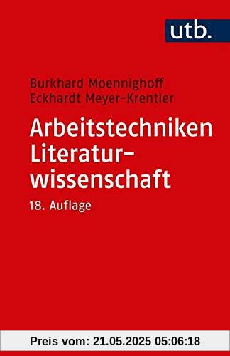 Arbeitstechniken Literaturwissenschaft