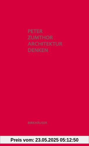 Architektur denken Architektur denken