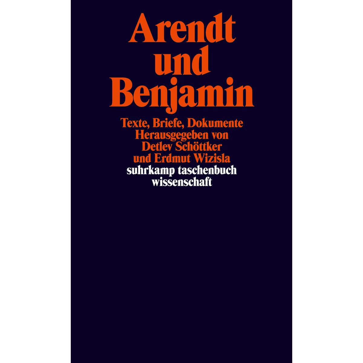 Arendt und Benjamin von Suhrkamp Verlag AG