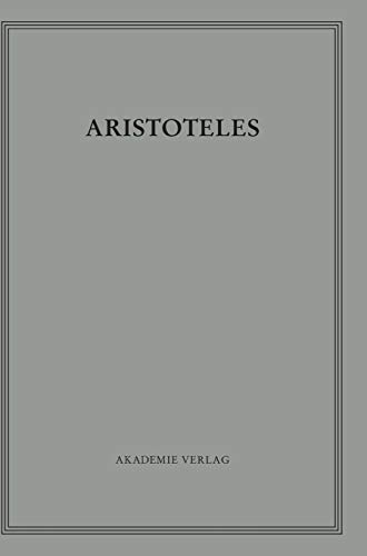 Analytica priora. Buch I (Aristoteles: Aristoteles Werke, Band 1) Analytica priora. Buch I (Aristoteles: Aristoteles Werke, Band 1)