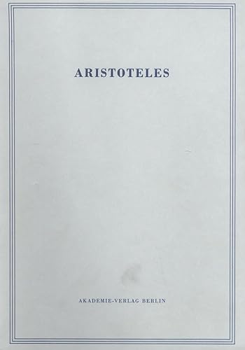 Problemata Physica (Aristoteles: Aristoteles Werke)