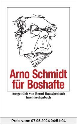 Arno Schmidt für Boshafte (insel taschenbuch)