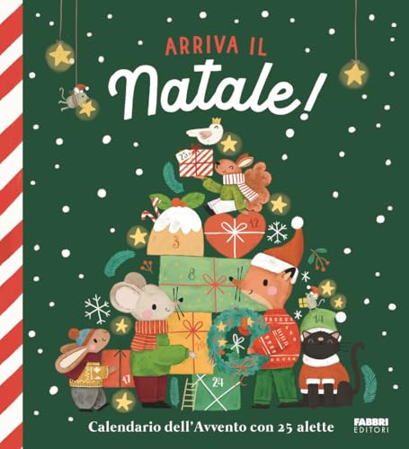 Arriva il Natale! Calendario dell'Avvento con 25 alette. Ediz. a colori von Fabbri