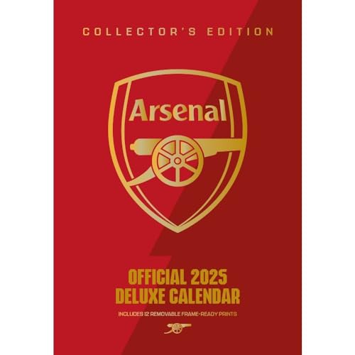 Arsenal FC A3 Deluxe Calendar 2025 von Danilo Promotions Limited