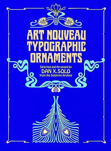 Art Nouveau Typographic Ornaments (Dover Pictorial Archive Series)