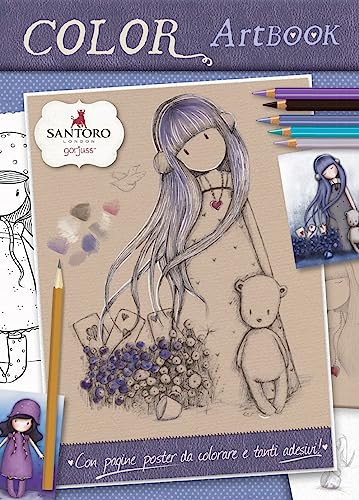Art color book. Gorjuss. Con adesivi von Malìa