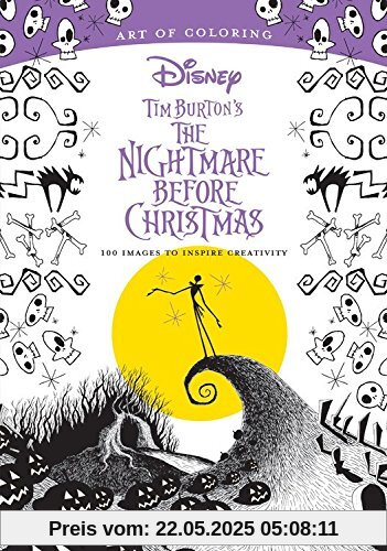 Art of Coloring: Tim Burton's The Nightmare Before Christmas: 100 Images to Inspire Creativity