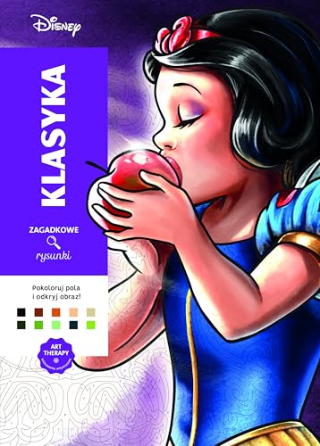 Art therapy Kolorowanka antystresowa Disney Klasyka Zagadkowe rysunki von Olesiejuk