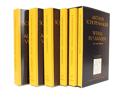Arthur Schopenhauer: Werke in 5 Bänden mit einem Beibuch (Gerd Haffmans bei Zweitausendeins) von Zweitausendeins