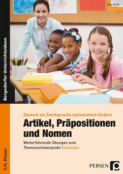 Artikel, Präpositionen und Nomen - Einkaufen 3/4 von Persen Verlag in der AAP Lehrerwelt