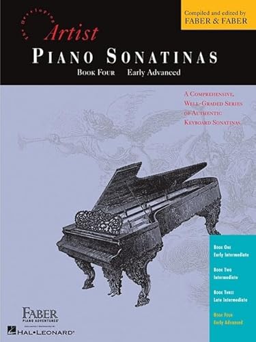 Artist Piano Sonatinas, Book Four, Early Advanced (Piano Sonatinas, 4) von Faber Piano Adventures