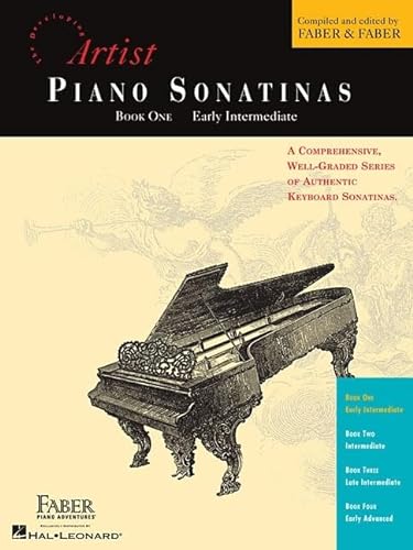 Artist Piano Sonatinas, Book One, Early Intermediate (The Developing Artist) von Faber Piano Adventures