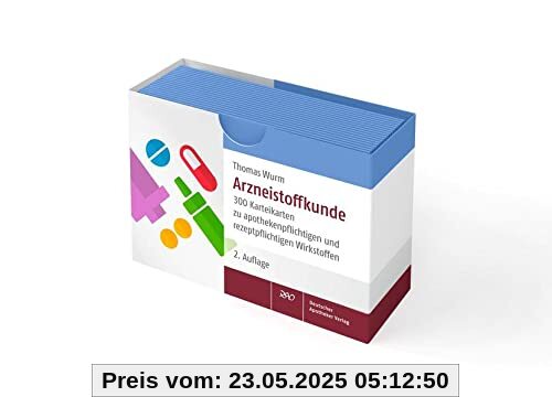 Arzneistoffkunde: Karteikarten zu apothekenpflichtigen und rezeptpflichtigen Wirkstoffen Arzneistoffkunde: Karteikarten zu apothekenpflichtigen und rezeptpflichtigen Wirkstoffen