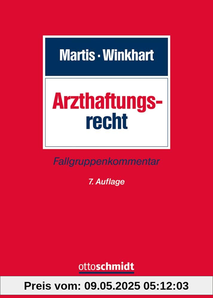 Arzthaftungsrecht: Fallgruppenkommentar