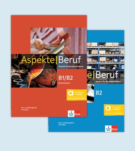 Aspekte Beruf B1/B2 Brückenelement und B2 - Hybride Ausgabe allango: Deutsch für Berufssprachkurse. Paket aus den Kurs- und Übungsbüchern inklusive Lizenzschlüssel allango (24 Monate)