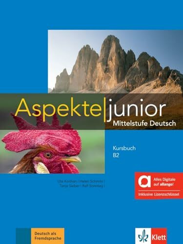 Aspekte junior B2 - Hybride Ausgabe allango: Mittelstufe Deutsch. Kursbuch mit Audios inklusiv...