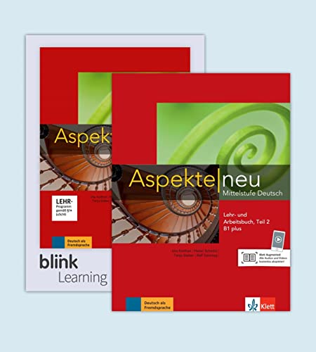 Aspekte neu B1 plus - Teil 2 - Media Bundle BlinkLearning: Mittelstufe Deutsch. Lehr- und Arbeitsbuch mit Audios inklusive Lizenzcode BlinkLearning ... Teil 2 (Aspekte neu: Mittelstufe Deutsch) von Klett
