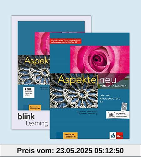 Aspekte neu B2 - Media-Bundle: Mittelstufe Deutsch. Lehr- und Arbeitsbuch mit Audios inklusive Lizenzcode für das Lehr- und Arbeitsbuch mit ... Teil 2 (Aspekte neu / Mittelstufe Deutsch)